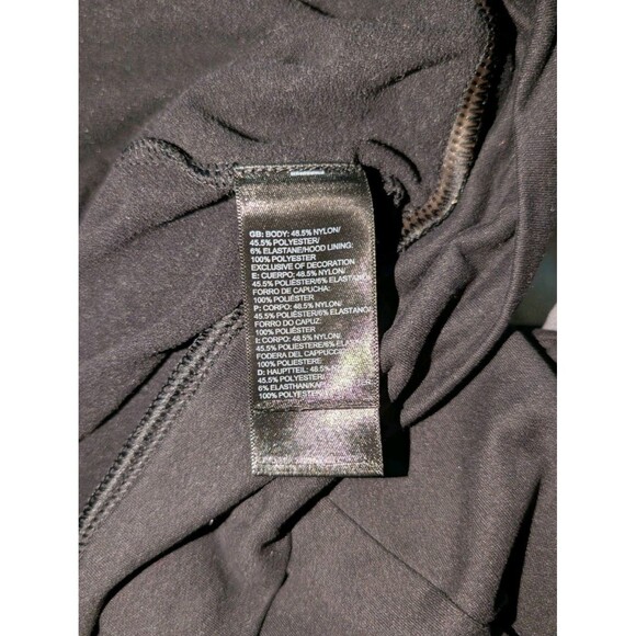 The North Face Hoodie Women's Medium Black Flashdry Athletic Gym Workout Cute - Picture 8 of 11